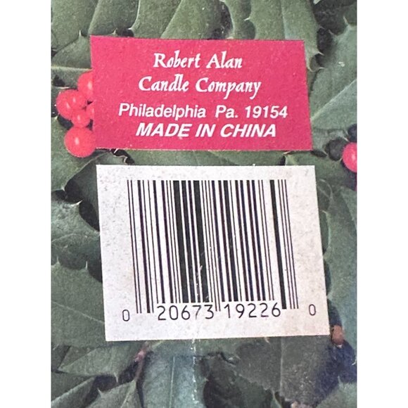 Robert Alan Santa Claus Candle Sticks 10"Set Christmas Taper Orginal Box Vtg 90s - Picture 8 of 9